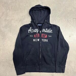 Y2K distressed Aeropostale full zip hoodie‎